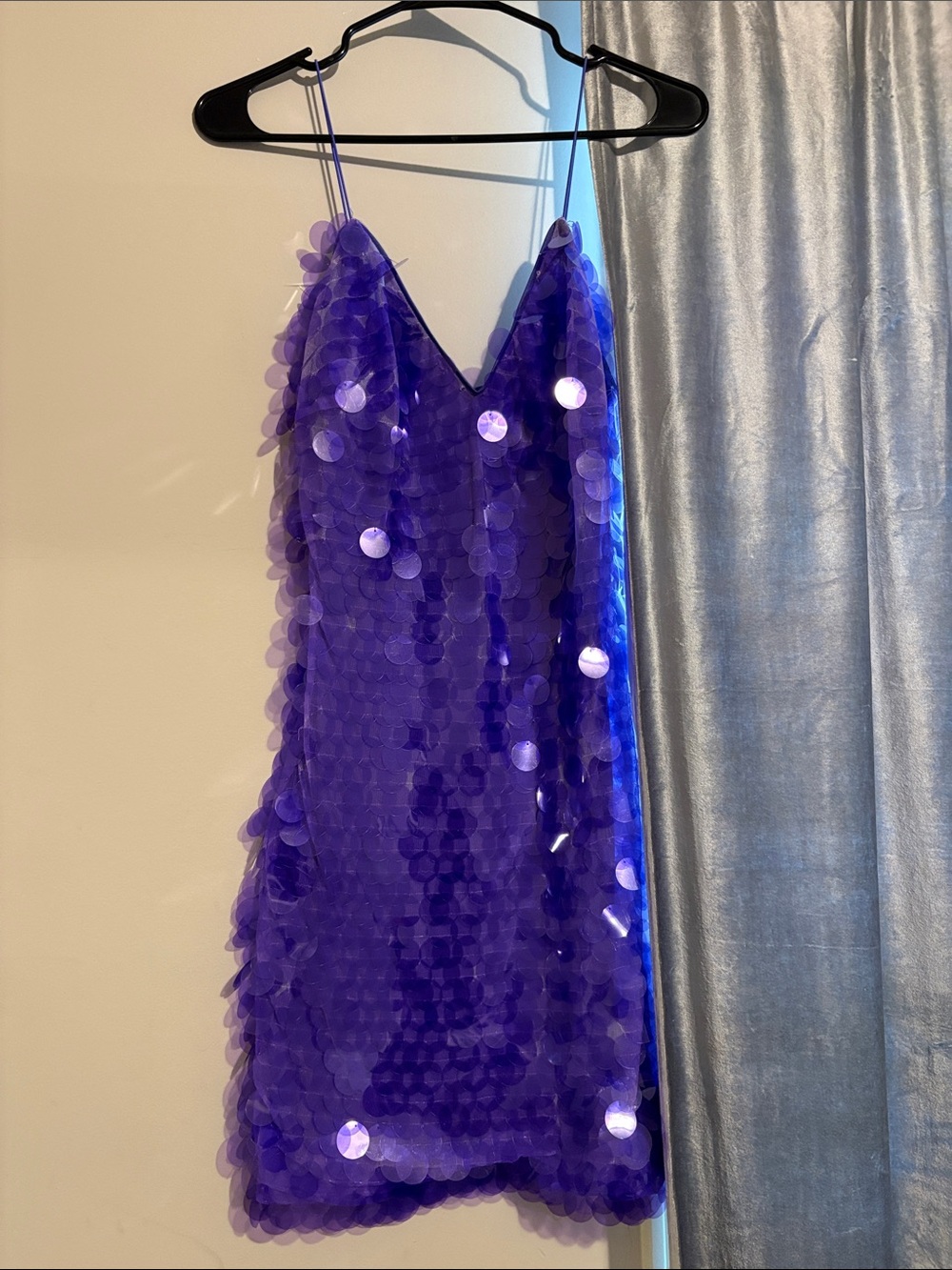 Girls' Purple Sequin Slip Dress - Sparkle Party Dress